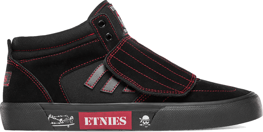 Etnies Black/Red WINDROW VULC MID X REBEL SPORTS