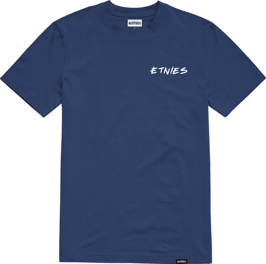 RP CIRCULAR WAVE TEE Etnies Navy